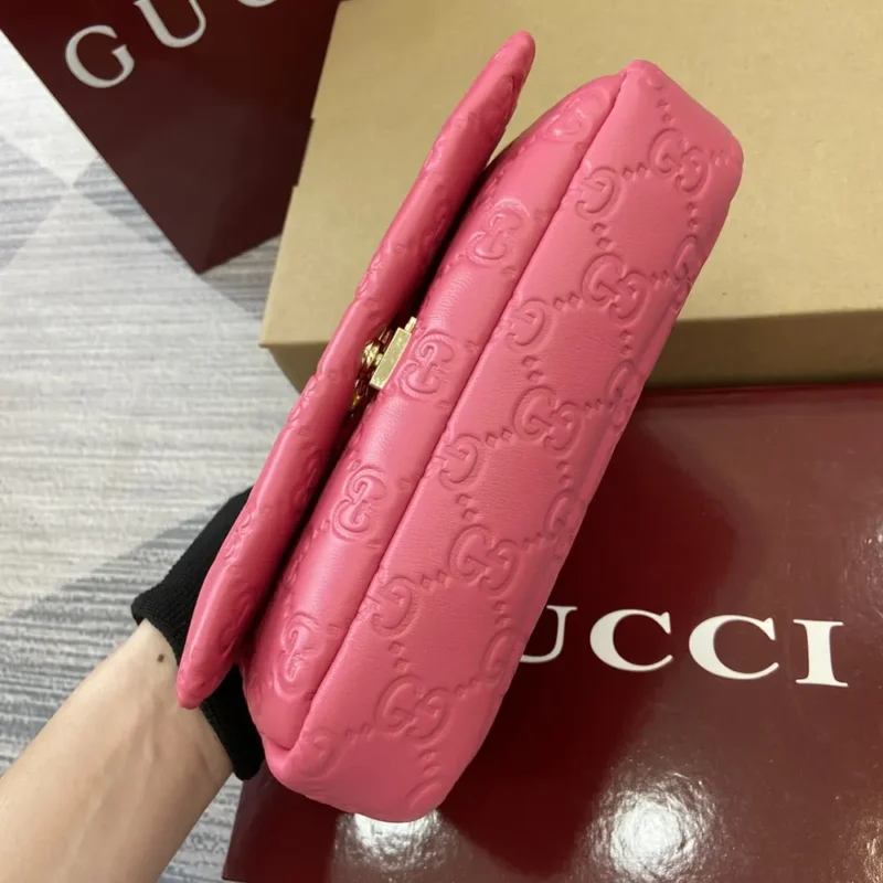 Gucci Women GG Milano Mini Top Handle Bag Pink-806017AAD5U6627