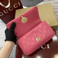 Gucci Women GG Milano Mini Top Handle Bag Pink-806017AAD5U6627 (1)