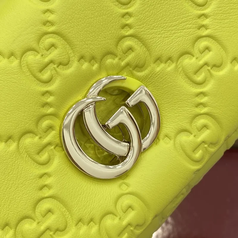 Gucci Women GG Milano Mini Top Handle Bag Yellow-806017AAD5U3520