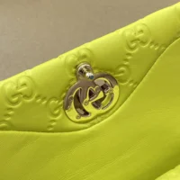 Gucci Women GG Milano Mini Top Handle Bag Yellow-806017AAD5U3520 (1)