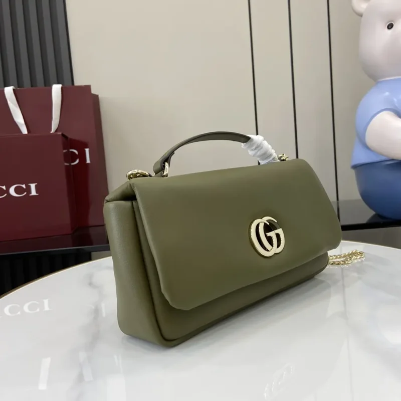 Gucci Women GG Milano Small Top Handle Bag 806016AAD5X3037