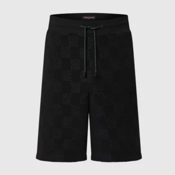 Louis Vuitton Men Damier French Terry Cotton Shorts 1AFRBS