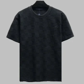 Louis Vuitton Men Damier French Terry Cotton T-Shirt 1AFRBJ