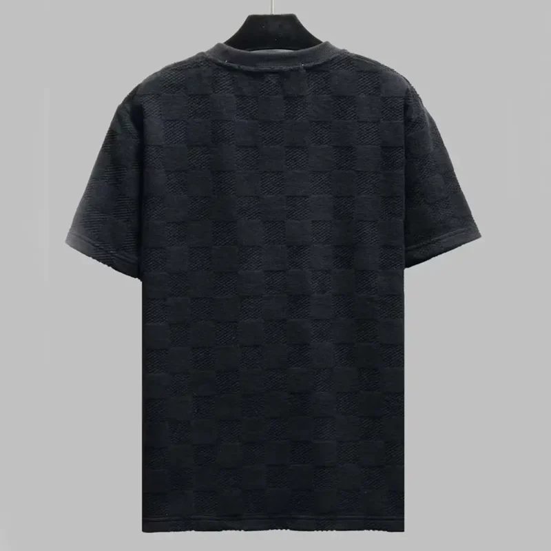 Louis Vuitton Men Damier French Terry Cotton T-Shirt 1AFRBJ