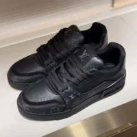 Louis Vuitton Unisex LV Trainer Sneaker-Black 1ADH4C (1)