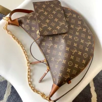 Louis Vuitton Women Loop Hobo-Brown M46311 (1)