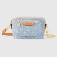 Louis Vuitton Women Mini Bumbag-Sky Blue M83353