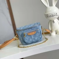 Louis Vuitton Women Mini Bumbag-Sky Blue M83353 (1)