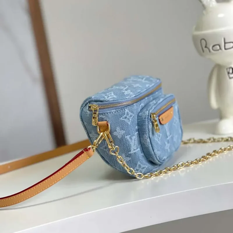 Louis Vuitton Women Mini Bumbag-Sky Blue M83353