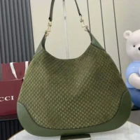 Gucci Women B Small Shoulder Bag-Dark Green 834981AAEE73027 (1)