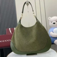 Gucci Women B Small Shoulder Bag-Dark Green 834981AAEE73027 (1)