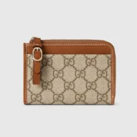 Gucci Women GG Emblem Zip Card Case 821804FAD6L9758 (1)