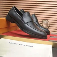 Louis Vuitton LV Men Earl Loafer Calf Leather-Black (1)