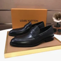 Louis Vuitton LV Men LV Flex Loafer Calf Leather-Black (1)