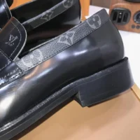 Louis Vuitton LV Men LV Flex Loafer Waxed Calf Leather-Black (1)