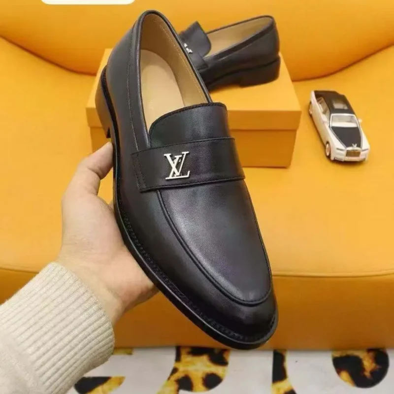 Louis Vuitton LV Men Louis Loafer Black Epi Calf Leather