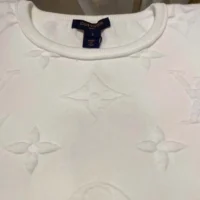 Louis Vuitton Men 3D Monogram T-Shirt-White 1A9LLJ (1)