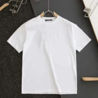 Louis Vuitton Men Embossed LV T-Shirt-White 1AA5E0 (1)