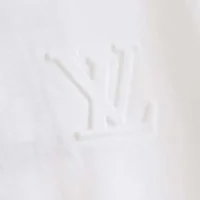 Louis Vuitton Men Embossed LV T-Shirt-White 1AA5E0 (1)