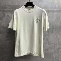 Louis Vuitton Men Signature Short-Sleeved T-Shirt-White 1AATX5 (1)