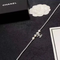 Chanel Women Long Necklace in Metal Resin Glass Pearls (1)