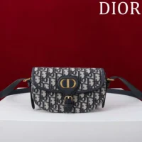 Dior Women Bobby East-West Bag Blue Dior Oblique Jacquard M9335UTZQ (1)