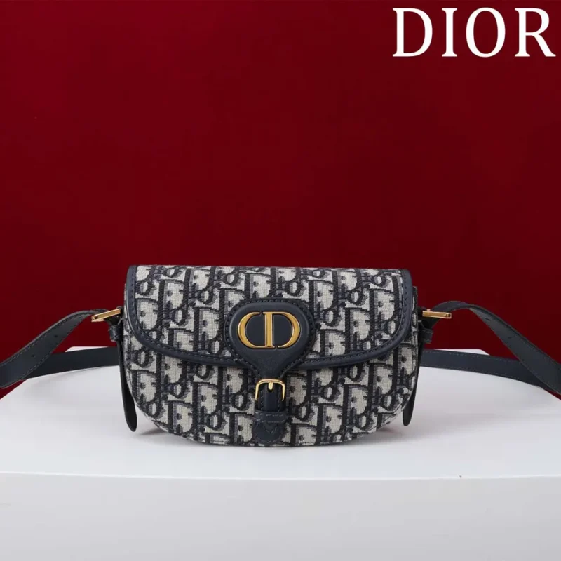 Dior Women Bobby East-West Bag Blue Dior Oblique Jacquard M9335UTZQ