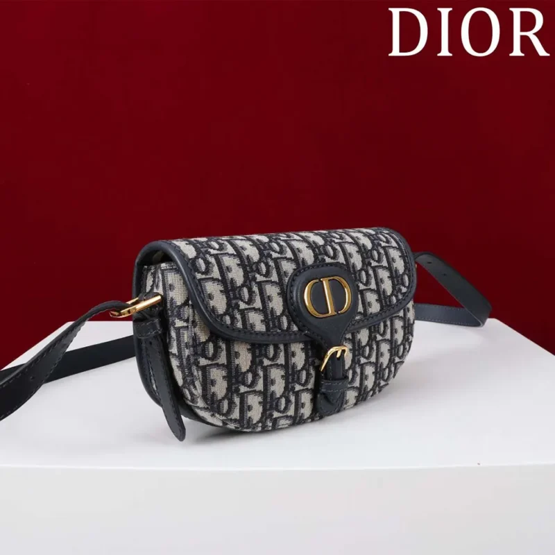 Dior Women Bobby East-West Bag Blue Dior Oblique Jacquard M9335UTZQ