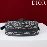 Dior Women Medium Dior Bobby Bag Blue Dior Oblique Jacquard (1)