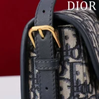 Dior Women Medium Dior Bobby Bag Blue Dior Oblique Jacquard (1)