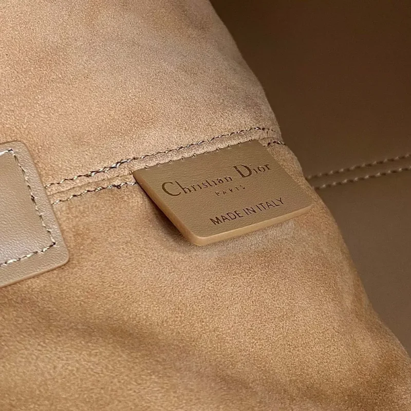 Dior Women Medium Dior Toujours Bag Medium Tan Macrocannage Calfskin