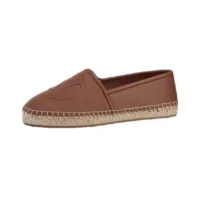 Louis Vuitton LV Women Starboard Flat Espadrille Brown Lamb Leather Rubber (1)