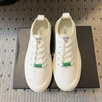 Chanel Women Lace-up Sneaker-White