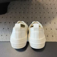 Chanel Women Lace-up Sneaker-White (1)