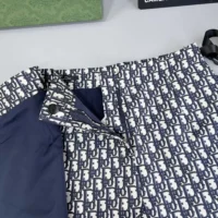 Dior Women Skort Blue Jacquard Technical Taffeta with Dior Oblique Motif (1)