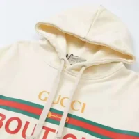 Gucci Men Gucci Boutique Print Sweatshirt-White (1)