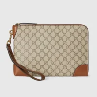 Gucci Unisex GG Emblem Small Business Case 821156FAED09786