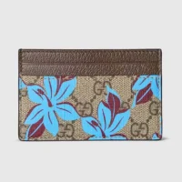 Gucci Unisex GG Printed Card Case Wallet-841149FAE0D9846