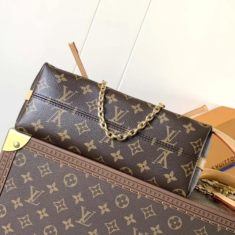 Louis Vuitton LV Women CarryAll BB in Cowhide-leather Trim M13014