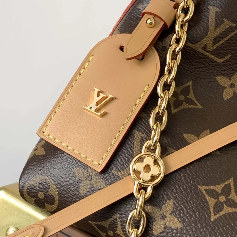 Louis Vuitton LV Women CarryAll BB in Cowhide-leather Trim M13014