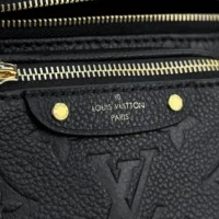 Louis Vuitton LV Women Mini Bumbag in Cowhide-leather Trim-Black M46917 (1)