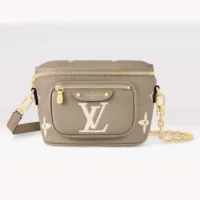 Louis Vuitton LV Women Mini Bumbag in Cowhide-leather Trim M83219 (1)