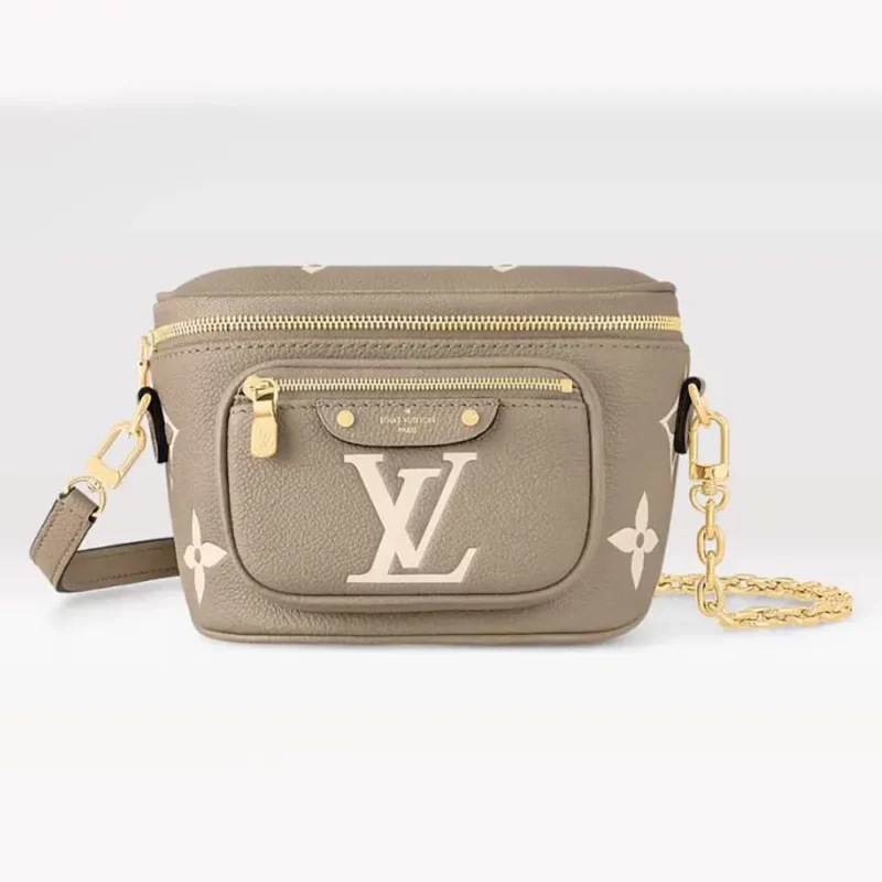 Louis Vuitton LV Women Mini Bumbag in Cowhide-leather Trim M83219