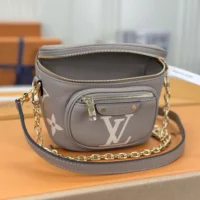 Louis Vuitton LV Women Mini Bumbag in Cowhide-leather Trim M83219 (1)