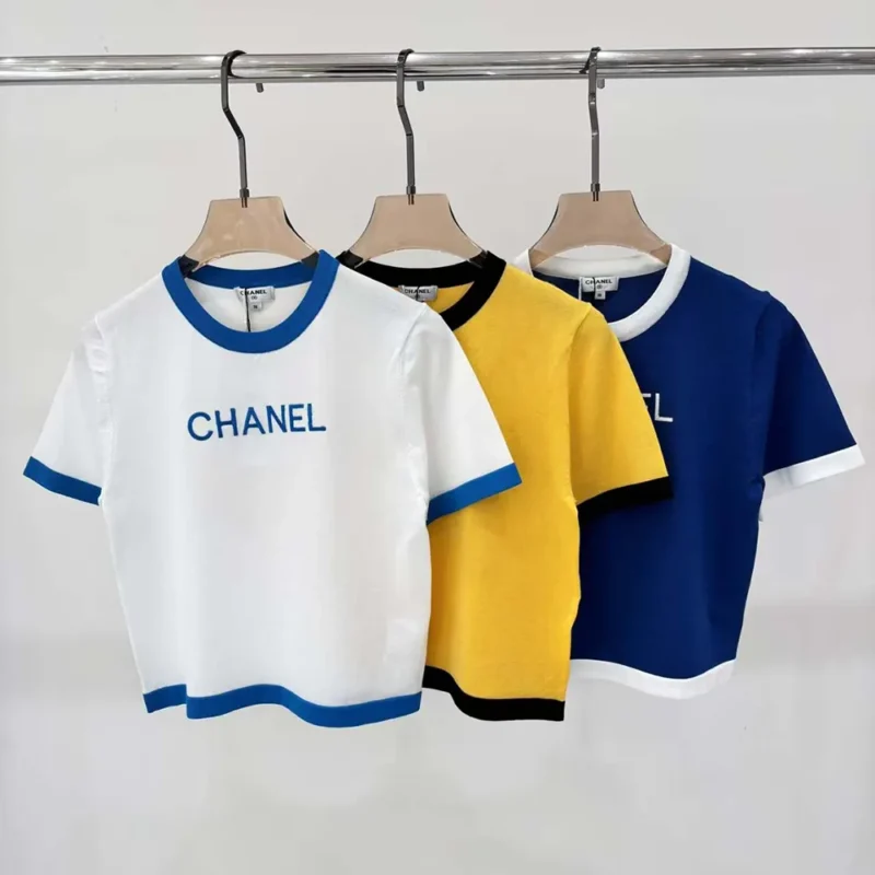 Chanle Women Oversize T-Shirt with Chanle Logo