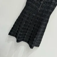 Gucci Women Wool and Lame Check Jacquard Dress 812132XKEDI1138 (1)